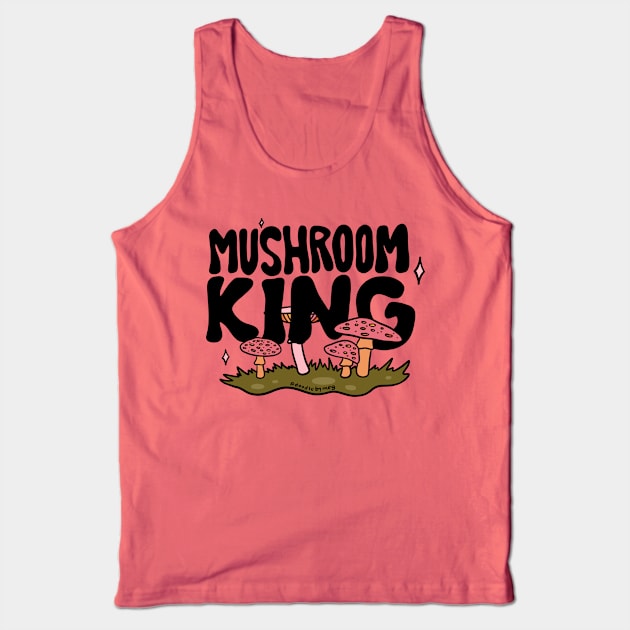Mushroom King Tank Top by Doodle by Meg